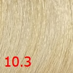 краска для волос Shot born to be colored 10.3 яркий блонд золотистый